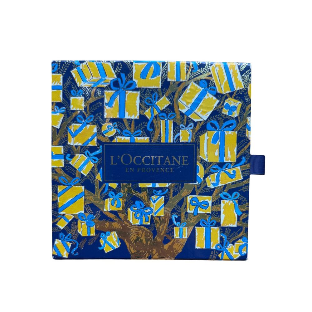 Limited Edition L'Occitane en Provence Holiday Gift Box 4x3.5 Oz Sampler Soap